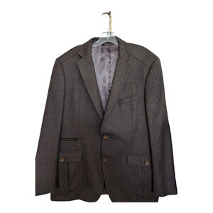 IBIZA 'Armino' 100% Angelico Super 100s Wool Field Jacket Size 44R